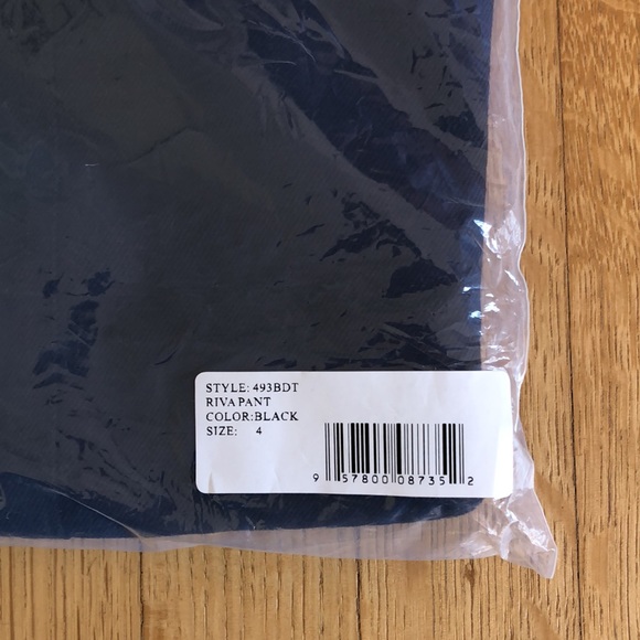APIECE APART RIVA PANT black sz 4 NWT still in original packaging - Picture 5 of 16